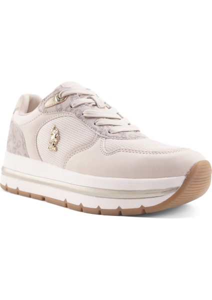Shery 5fx Bej Kadın Sneaker