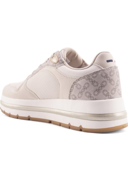 Shery 5fx Bej Kadın Sneaker