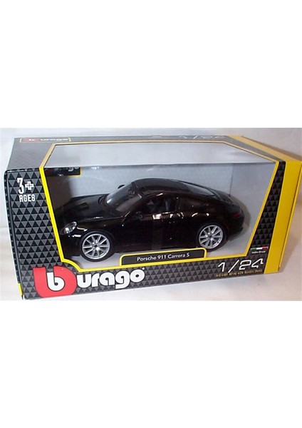 1:24 Porsche 911 Carrera S Model Araba - Siyah modelleri