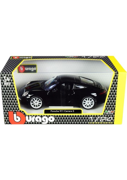 1:24 Porsche 911 Carrera S Model Araba - Siyah indirimleri