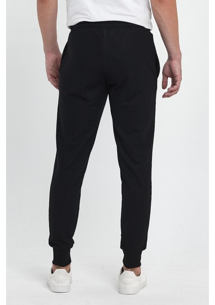 Erkek Şardonlu Polyester Pike Paça Ribanalı Eşofman Altı