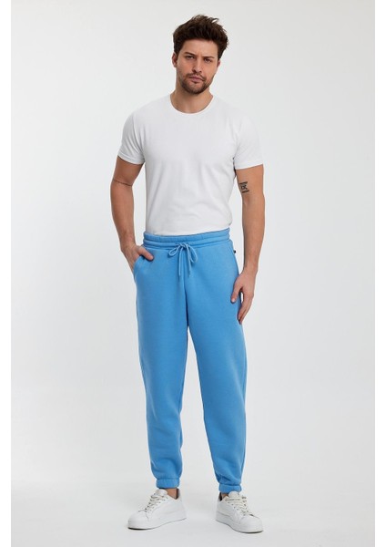Unisex 3 Iplik Şardonlu Oversize Eşofman Altı