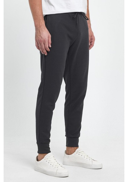 Erkek Şardonlu Polyester Pike Paça Ribanalı Eşofman Altı fiyatları