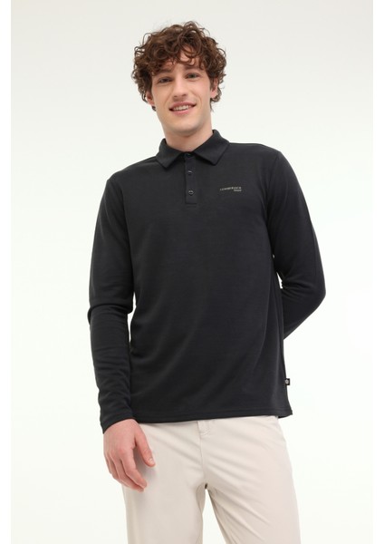 ml Luke 15ITL1080 5fx Siyah Erkek Uzun Kol T-Shirt