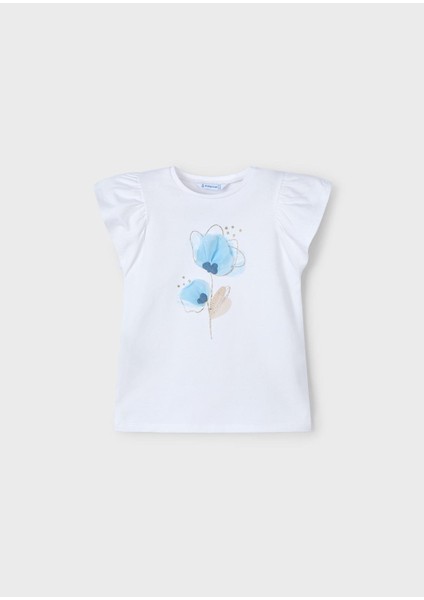 Kız Çocuk Çiçekli Tshirt modelleri