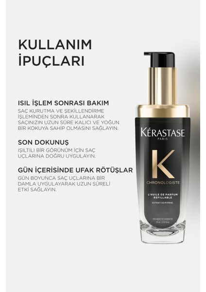 Chronologiste L'huile De Parfum Canlandırıcı Saç Bakım Yağı 75 ml 75 ml