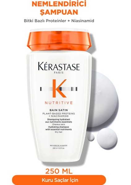 Nutritive Bain Satin Nemlendirici Şampuan 250 ml 250 ml