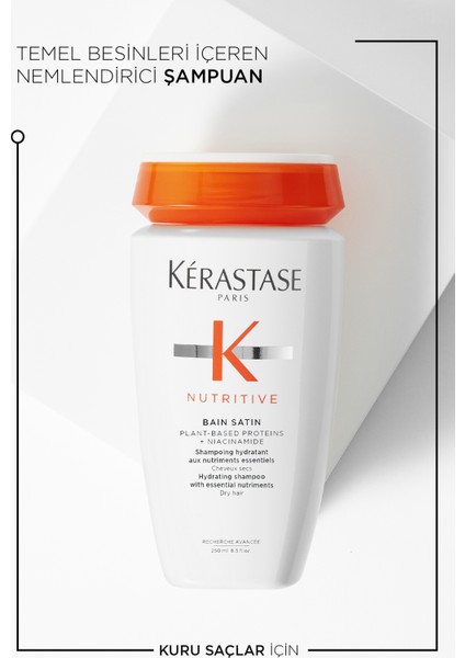 Nutritive Bain Satin Nemlendirici Şampuan 250 ml 250 ml