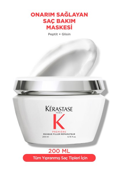 Premiere Masque Filler Réparateur Kırılma Karşıtı Onarım Sağlayan Saç Bakım Maskesi 200 ml 200 ml