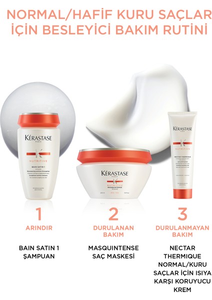 Nutritive Bain Satin No:1 Kurumaya Meyilli Saçlar Için Besleyici Şampuan 250ml 250ml