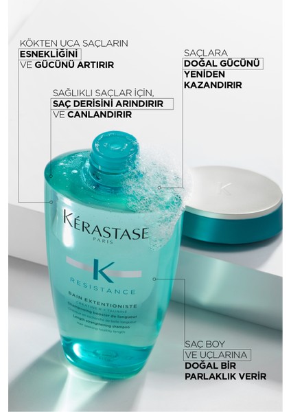 Resistance Bain Extentioniste Daha Sağlıklı Uzayan Güçlü Saçlar Için Onarıcı Şampuan 250 ml 250 ml