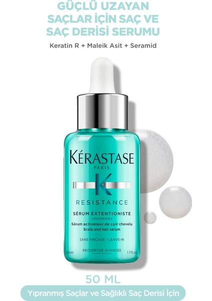 Resistance Serum Extentioniste Daha Hızlı Ve Güçlü Uzayan Saçlar Için Bakım Serumu 50 ml 50 ml