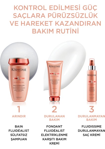 Discipline Fondant Fluidéaliste Elektriklenme Karşıtı Bakım Kremi 200 ml 200 ml