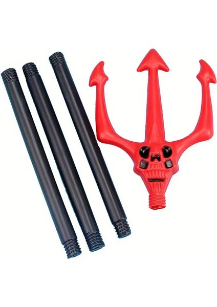 Kırmızı Renk Halloween Cadılar Bayramı Çatal 107 cm (4744)