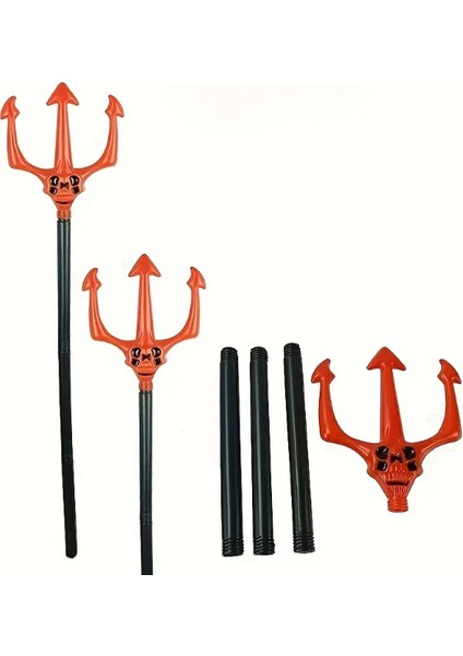 Kırmızı Renk Halloween Cadılar Bayramı Çatal 107 cm (4744)