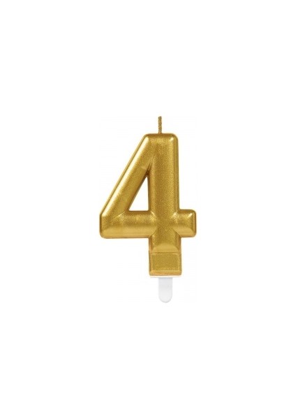 4 Rakam Mum Gold Renk (4744)