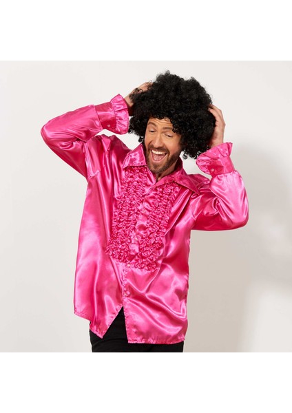 Siyah Renk Kıvırcık Afro Bonus Peruk (4744)