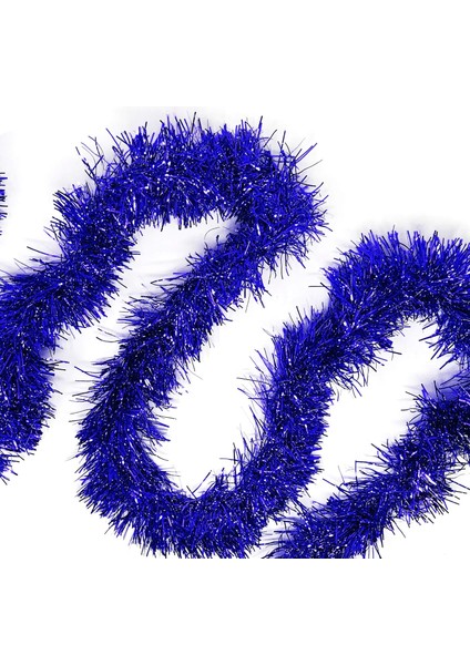 Parti Için Mega Kalın Sim Süs 2 Metre Uzunluk 10 cm Genişlik Mavi Ithal (4744)