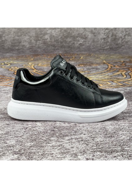 Siyah Renk Beyaz Tabanlı Mcqueen Style Spor Ayakkabı Günlük Sneaker 310 indirimleri