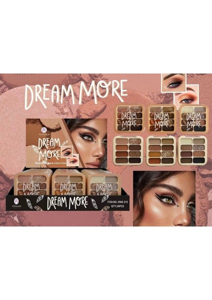 Dream More 6 Renk Far Paleti 1 Adet