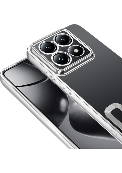 Xiaomi 14T Pro Kılıf Kamera Korumalı Logo Gösteren Zore Omega Kapak modelleri