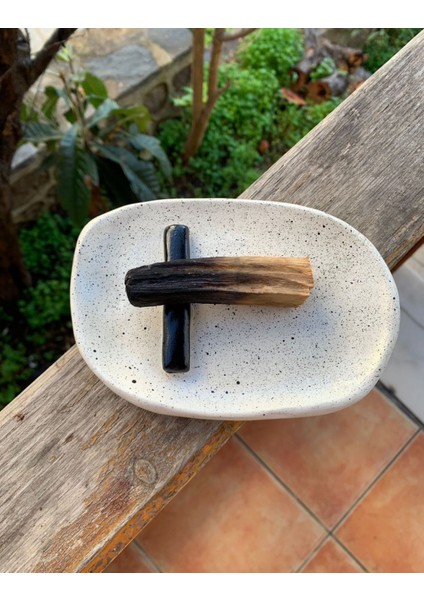 El Yapımı Seramik Boho Tasarım Palo Santo Tütsülük