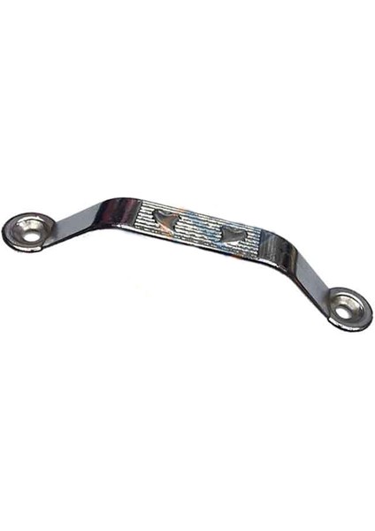 Dekoratif Zamak Kulp Dıştan - 64mm, Nikel, 100 Adet Tdrtr