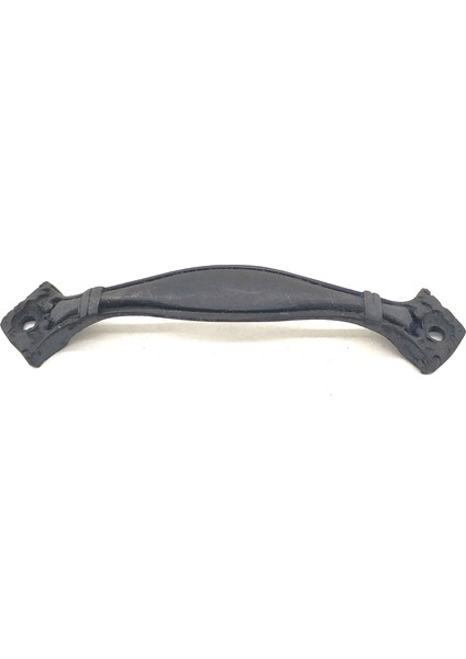 Antika Tarz Dekoratif Pirinç Deste Kapı Kulbu - 25X120 mm, Oksit Tdrtr