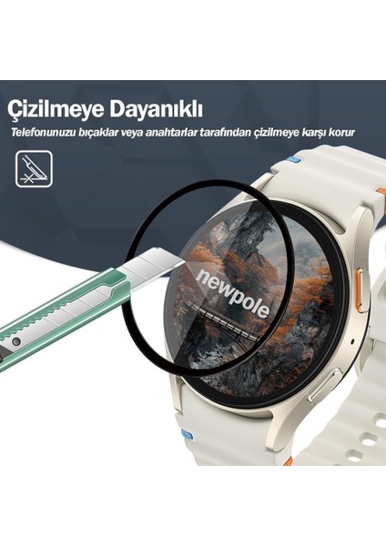 Huawei Gt5 Pro 46 mm ile Uyumlu Kırılmaz Cam Yüksek Hassasiyetli Nano Ekran Koruyucu modelleri