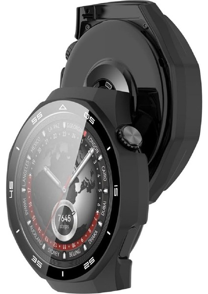 Huawei Gt5 Pro 46 mm ile Uyumlu Kadranlı Kasa ve Ekran Koruyucu 360 Koruma Kapak fiyatları