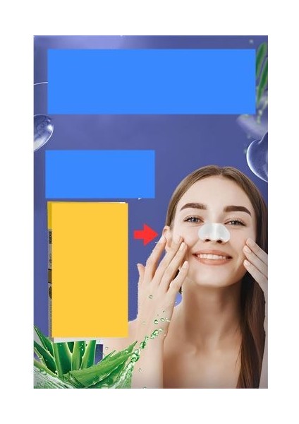Nano Burun Siyah Nokta Bandı 6 Adet