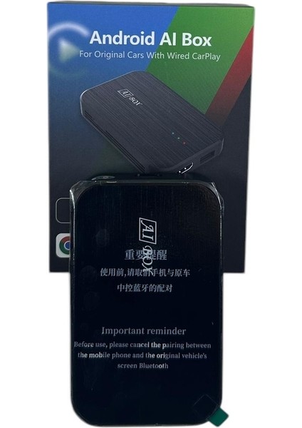 Android Al Box 4 Ram 64 Hafıza Orijinal Araç Teyp Kablosuz Carplay/android Dönüştürücü