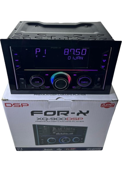 Forx XQ-900DSP Profosyonel Oto Teyp Tüm Çerçevelere Uygun