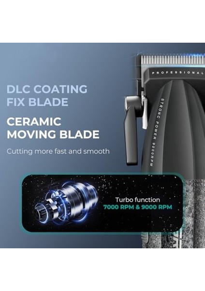 Vgr V-640 Profesyonel Saç Kesme Makinesi – 9000 Rpm, Paslanmaz Çelik, USB Şarj modelleri