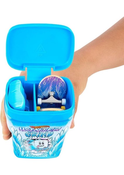 Nessiworld HTP10 Hot Wheels Skate Ikili Parmak Kaykay Kutusu (Aromalı Sakız Kutusu Temalı)
