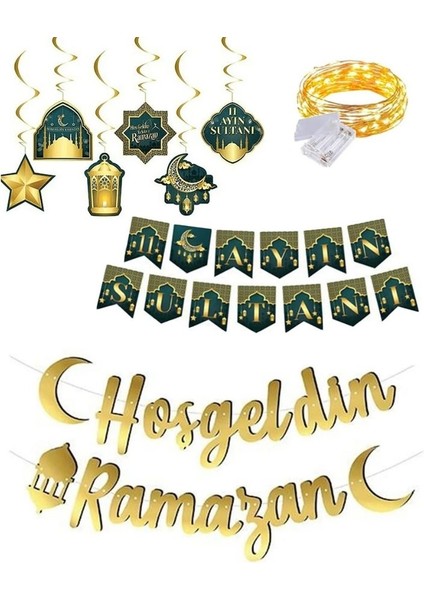 Hoş Geldin Ramazan Banner 11 Ayın Sultanı Işıklı Set
