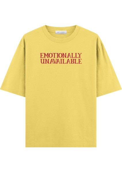 Emotionally Oversize T-Shirt (Ekstra! Bol Kesim)