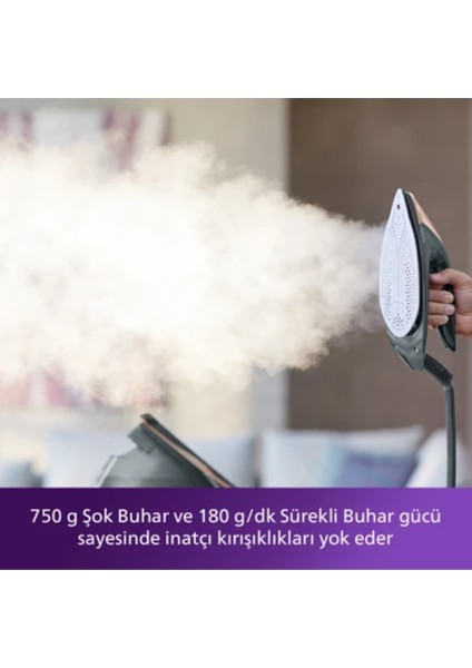 Perfectcare Buhar Kazanlı Ütü, Otomatik Taban Sıcaklığı Ayarı, 3100W Taban Kameralı Steamglide Elite Taban indirimleri