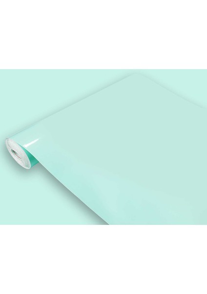 176-0665 Düz Parlak Mint Yeşil Kendinden Yapışkanlı Folyo ( 45 cm x 1 mt )