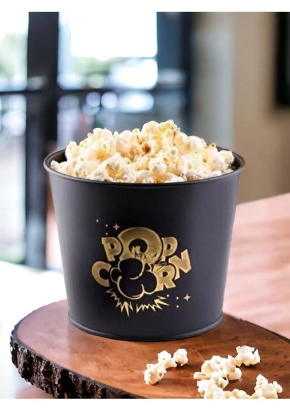 Popcorn Kutusu - Patlamış Mısır Kovası 3 Adet