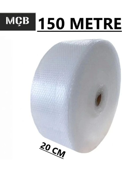 Balonlu Naylon 150 Metre x 20 cm Ambalaj Taşınma Naylonu 35 gr Patpat Pıtpıt