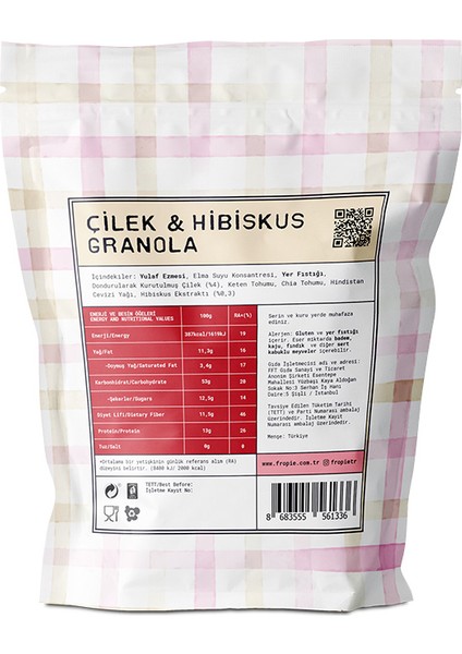 Çilek&hibiskus Granola 360G