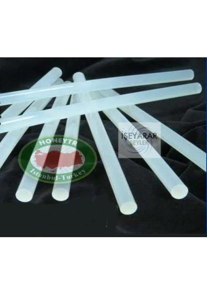 10 Adet 30CM Sıcak Silikon Çubuğu Inceø7mm