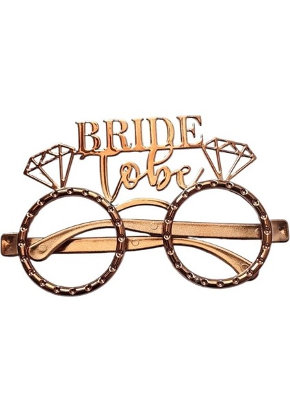 Bride To Be Bekarlığa Veda Rose Gold Tek Taşlı Gözlük 1 Adet