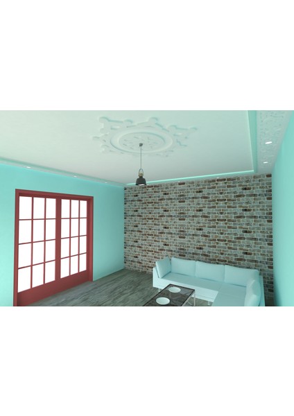 Lamba Tavan Gobegi 02-Motifli-Yuvarlak-2-Dis-Cital