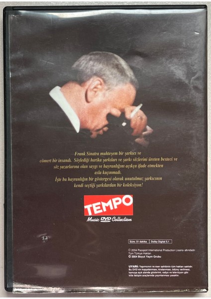Frank Sinatra Unutulmaz Şarkılar His Way DVD (Orjnal Dönem Baskı Dvd) fiyatları