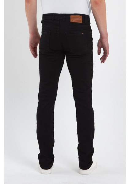 Erkek Fermuarlı Düz Slim Fit Jeans fırsatları