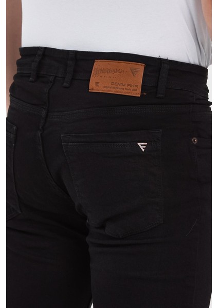 Erkek Fermuarlı Düz Slim Fit Jeans indirimleri