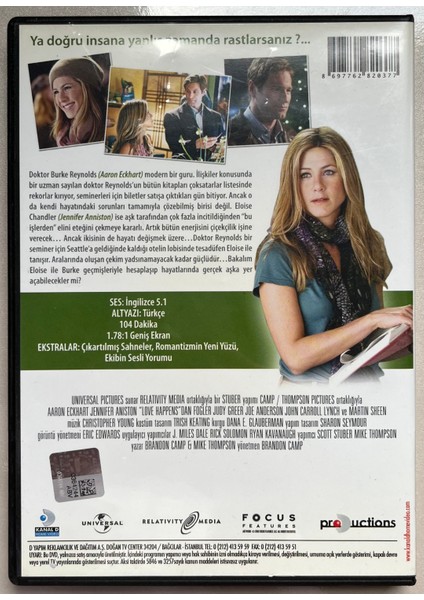 Love Happens Aşk Olur DVD (Orjnal Dönem Baskı Dvd) fiyatları