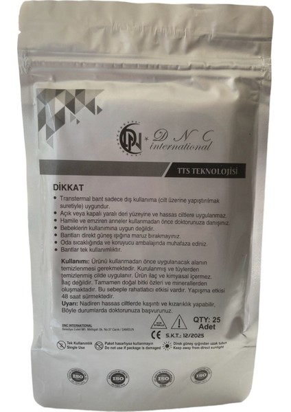 Ginseng Bant ( 4 Paket ) 100 Adet Dnc International